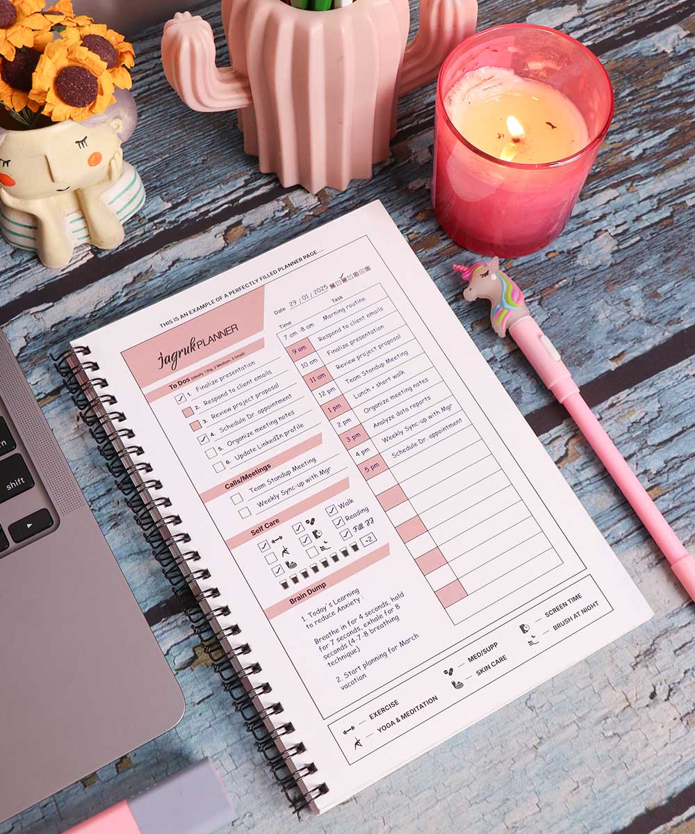Combo of Jagruk Planner and Reusable Planner