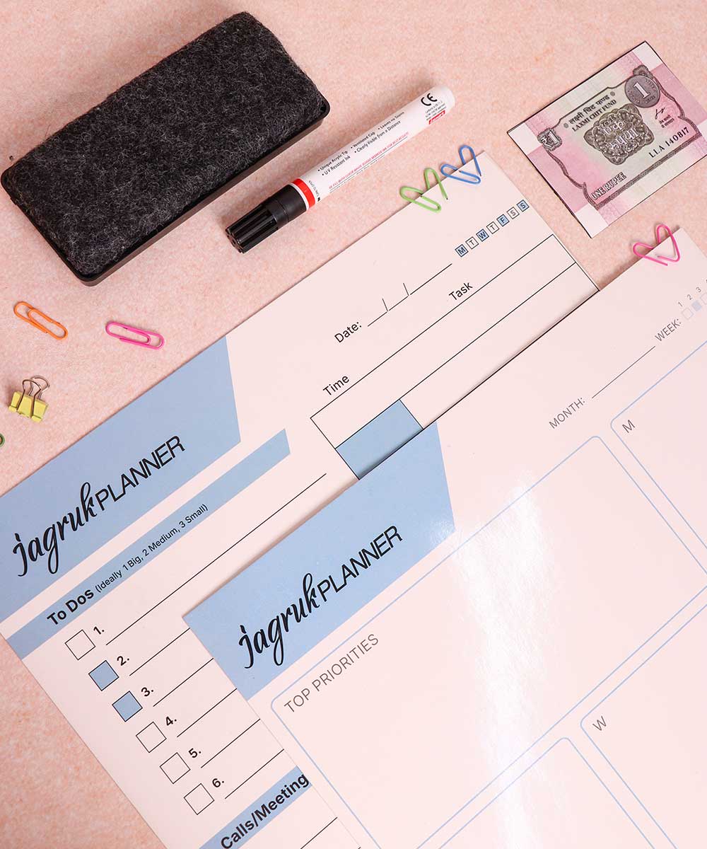 Combo of Jagruk Planner and Reusable Planner